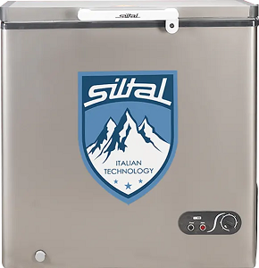 Siltal Chest Freezer Defrost, 270 Liters, Silver - CF270