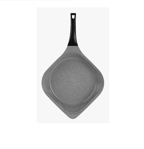 Die-Cast Homi Plus Wok Frying Pan - Size 28 - Gray


