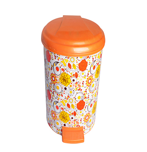 Al Hilal and Al Najma 10-Liter Plastic Decorative Trash Bin
