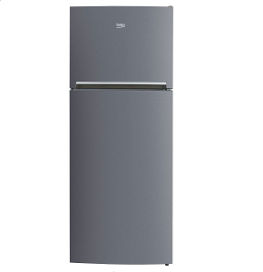 Beko Refrigerator, No Frost, 314 Liters, 2 Doors, Stainless Steel - RDNE340K02XB-1
