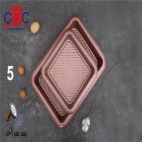 Rectangular Tagine + Square Tagine, size 5, Rose One Tagine
