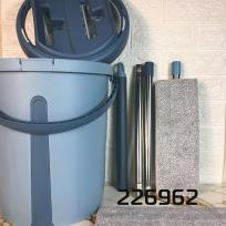 Al Nahda Generic Large Imported Plastic Mop Bucket with Mop and 2 Extra Refills
