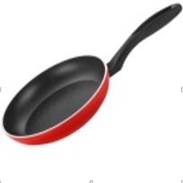 Fagor Maxima Red Frypan 20 cm — made of forged aluminum with a 4 mm thickness, featuring a full-base stainless steel bottom for perfect heat distribution and a double non-stick Xylan Plus coating. Hea