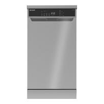SHARP DISH WASHER 10PERSONS 6PROGRAMS 45CM DIGITAL SCREEN BLACK QW-V610-BK