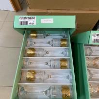AL SAQR Glass Set, 6 Pieces, Wide Classic Engraving In Gold-9066-4