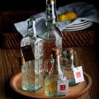 Glass Oil Dispenser Set, 4 Pieces - ch -a1-579