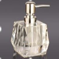 Soap Dispenser Luxury Cut 200ml With Silver Pump 6825