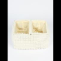 storage box set 3 pieces rectangular  colored D4123