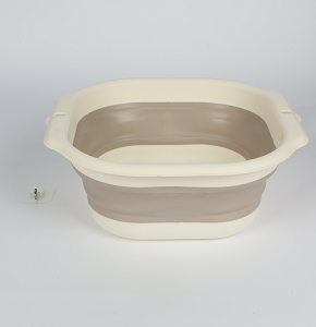 Silicone organizer 14 liters rectangular foldable multicolored 40×26×14 cm D4161
