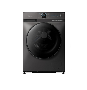 Midea Washing Machine Front Load Full Automatic 9 kg With Inverter Technology, Silver - MF200W90B/TT