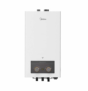 Midea Digital Gas Water Heater, 10 Liters, White - JSD20-10DHSL