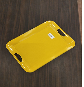 Al Sharif Melamine Tray,Rectangular with Handles,38 cm - 6221189024265