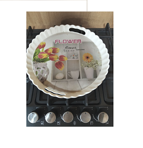 Melamine Tray Scalloped No. 4
