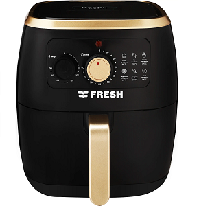 Fresh Air Fryer Mechanical 7 Liters 1800W Black & Gold - FAF-M1800 8915