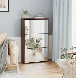 Modern Shoe Rack RETRO AGENCY 60 cm brown RA-S47
