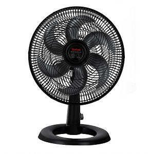 Tefal Silence Force Desk Fan, 16 Inch, 3 Speeds, Black - VG4110EE
