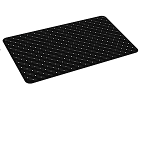 Black crystal anti-slip mat 68X38CM