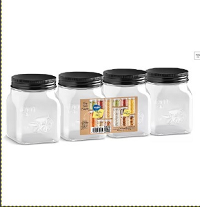 "400 set of Top Jar jars 400 ml * 4"