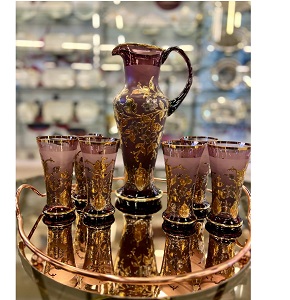 Sherbat Set Ajami Modified – Hand-Embellished, 7 Pieces
