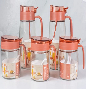 BOLIDOMI Glass Spice Set 5 Pieces W-BN-L5


