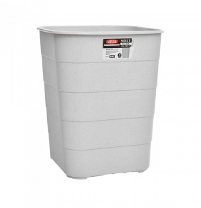Aksa Soli office trash bin square gray
