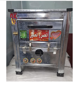 Crystal gas oven 80 cm galvanized - karistal80