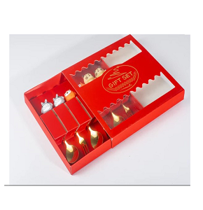 6-piece spoon + fork children’s gold toy set 2-7
