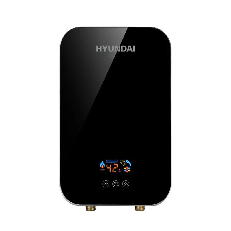 HYUNDAI Instant Water Heater 9K, Black Glass, Q0490D Black