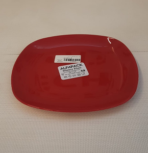  Dinner Plate 22*22 Red
