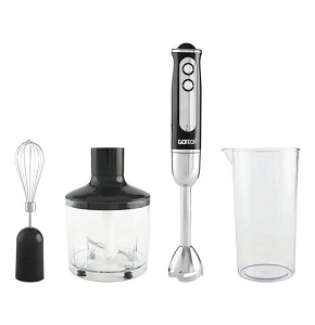 GO TECH Hand Blender 5*1, 1000W+Accessories Black/Stainless GT-HB400