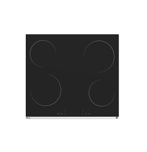 Purity Hob Built-In Electric 60 cm 4 Burners , Black - HPREE V6050