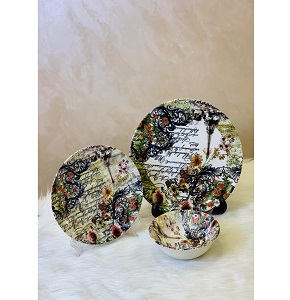 Turkish Dinner Set – 24 Pieces – Microwave Safe

