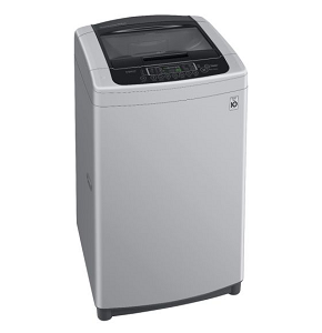 LG washing machine 18.5 kg top-load inverter motor, gray - T185V1NDHT2