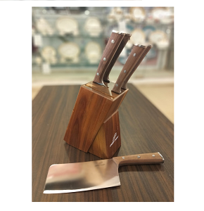 Oxford knife set 6 pcs with stand
