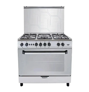 Fresh Gas Cooker Jumbo Star 5 Burners 90 cm Silver Jumbo Star20584