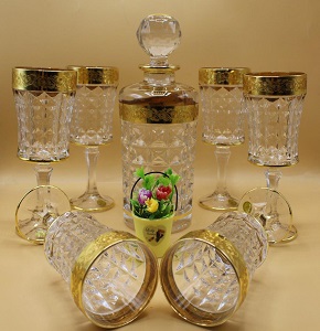 Diamond Decal Sherbett Set 1232185
