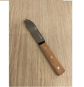 TRAMONTINA Butcher Knife 5 Inch Stainless Steel Wooden Handle