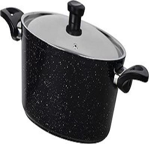 30 cm Top Chef round pot, black.