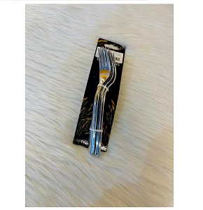 Set of 6 Stainless Steel Cake Forks Aurora Model – Abu Hamda
