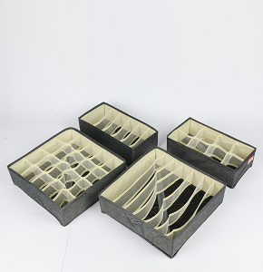 Foldable Fabric Organizer for Storage and Organization 4Piece  Practical Lightweight and Space-Saving for Home Use