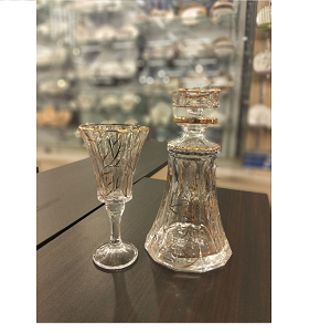 2M wellington lightning 6 cups + bottle sherbet set

