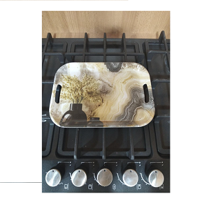 Melamine Tray Rectangular Café Style No. 1
