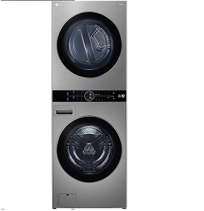LG Washing Machine WASHTOWER WITH CENTER CONTROL,21 KG - DRYER 16 KG, Silver - FWT2116SS