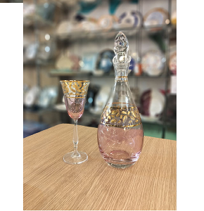 2M milan 6 cups + bottle sherbet set
