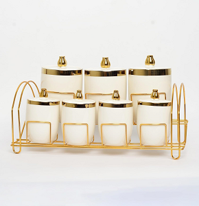 8-Piece Spice Set with Stand Code JJD586-3
