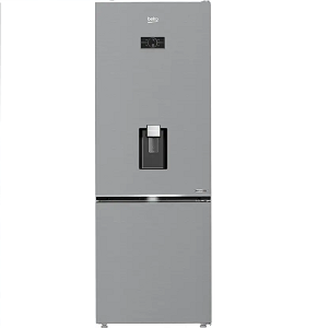 Beko Refrigerator, 2 Doors, 490 Liters, No Frost, Digital Display, Silver – B5RCNE565HXPE
