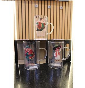 3-piece Pyrex glass mug set, Ramadan shapes Abdo - 34 - 94.