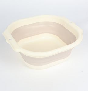 Silicone organizer 8 liters rectangular foldable multicolored 34×22×11 cm D4160