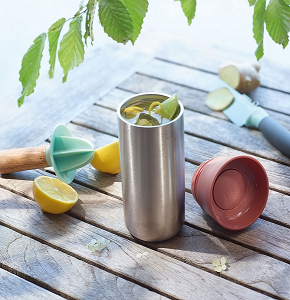 Berghoff stainless steel thermal mug, 330 ml, pink