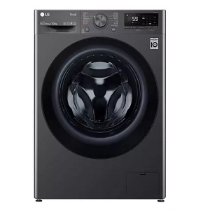 LG Washing Machine, Vivace 10KG Front Load Inverter, Black - F4Y5RYGYJV